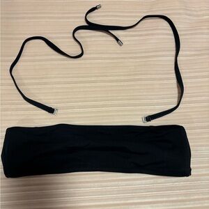 J. Crew Black Women's strapless swim top, size M